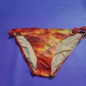 ❤️ Victoria's secret bikini side knot tie dye swim bottom MEDIUM